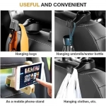 Βάση Προσκέφαλου Καθίσματος Αυτοκινήτου για Στήριξη Κινητού & Κρέμασμα Τσάντας Andowl Q-ZJ33