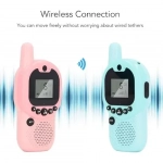 Σετ Παιδικά Walkie Talkie Ασύρματα με εμβέλεια 3000m Ροζ-Μπλε