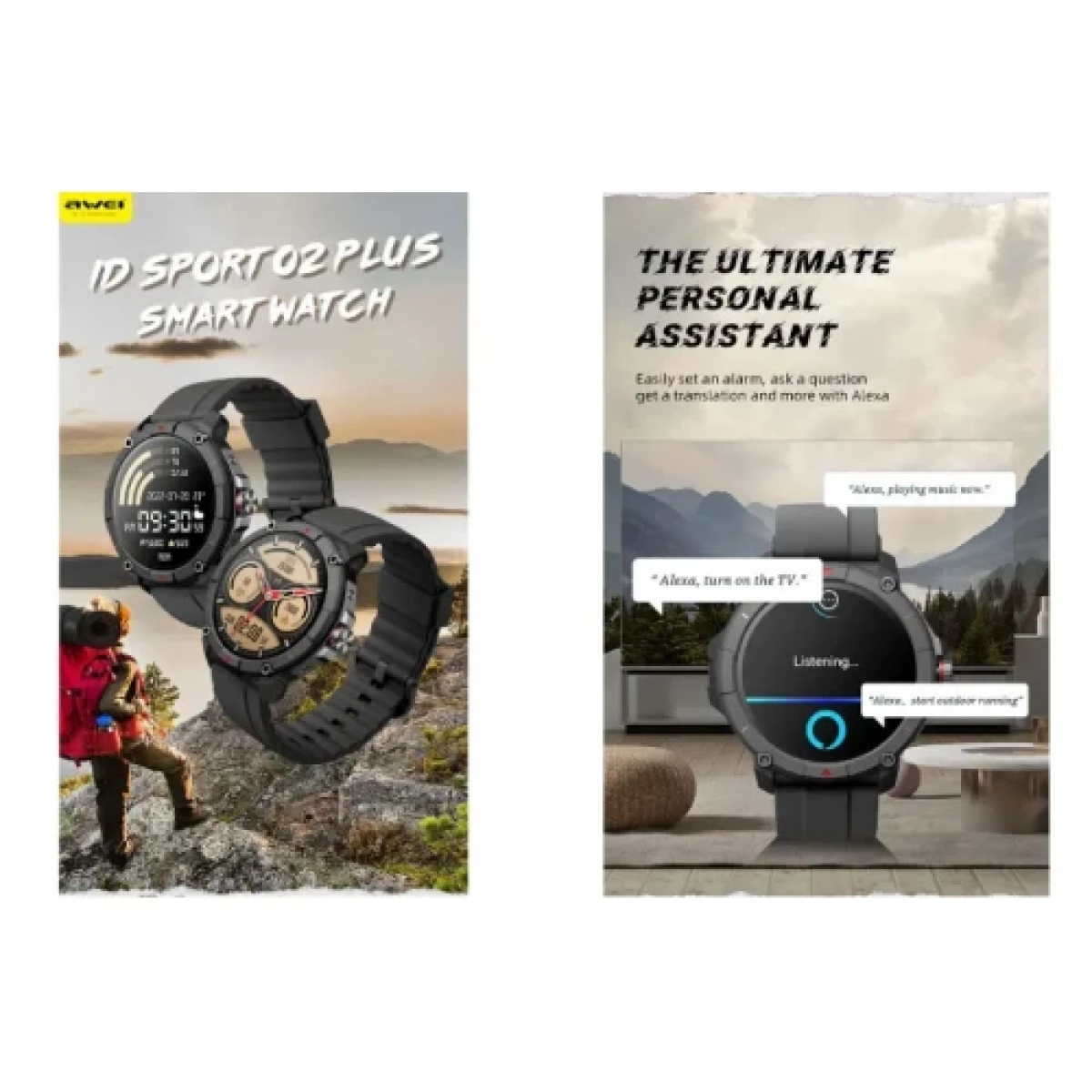 Smartwatch GPS Sports Bluetooth Αδιάβροχο Awei H39