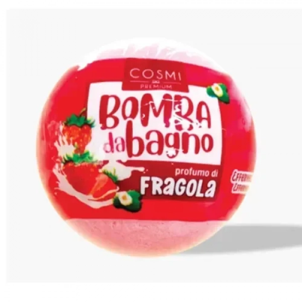 Cosmi Premium Αρωματική Βόμβα Μπάνιου 150g με Άρωμα Φράουλας