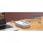 Ldnio Πολύπριζο 3 Θέσεων με Διακόπτη και 4 USB Λευκό SE3436 - Image 7