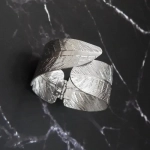 Μεταλλική Δέστρα Κουρτίνας 20cm Ασημί 23204