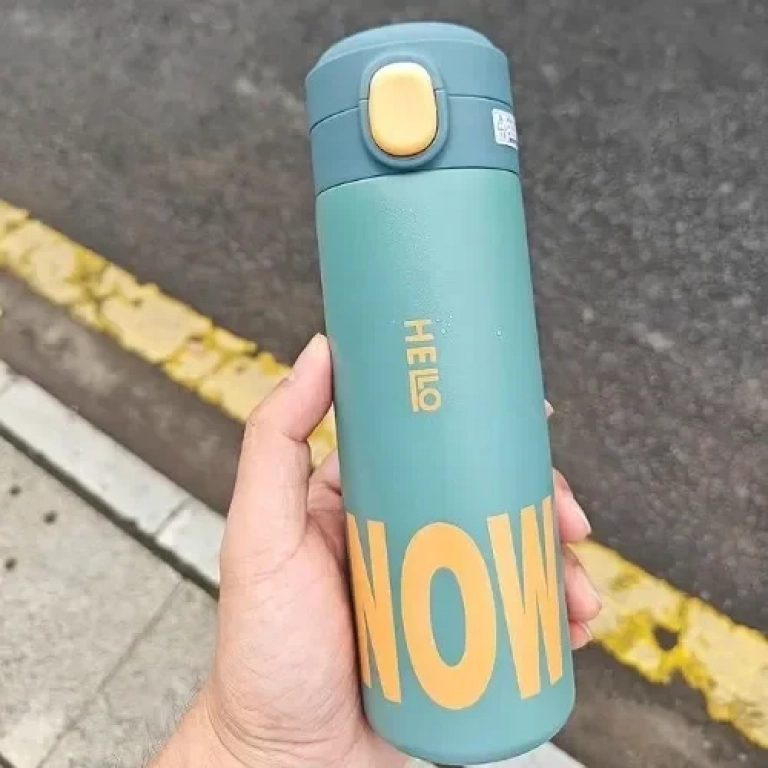 Παγούρι Θερμός 450ml από ανοξείδωτο ατσάλι CZMX-30043 Μπλε