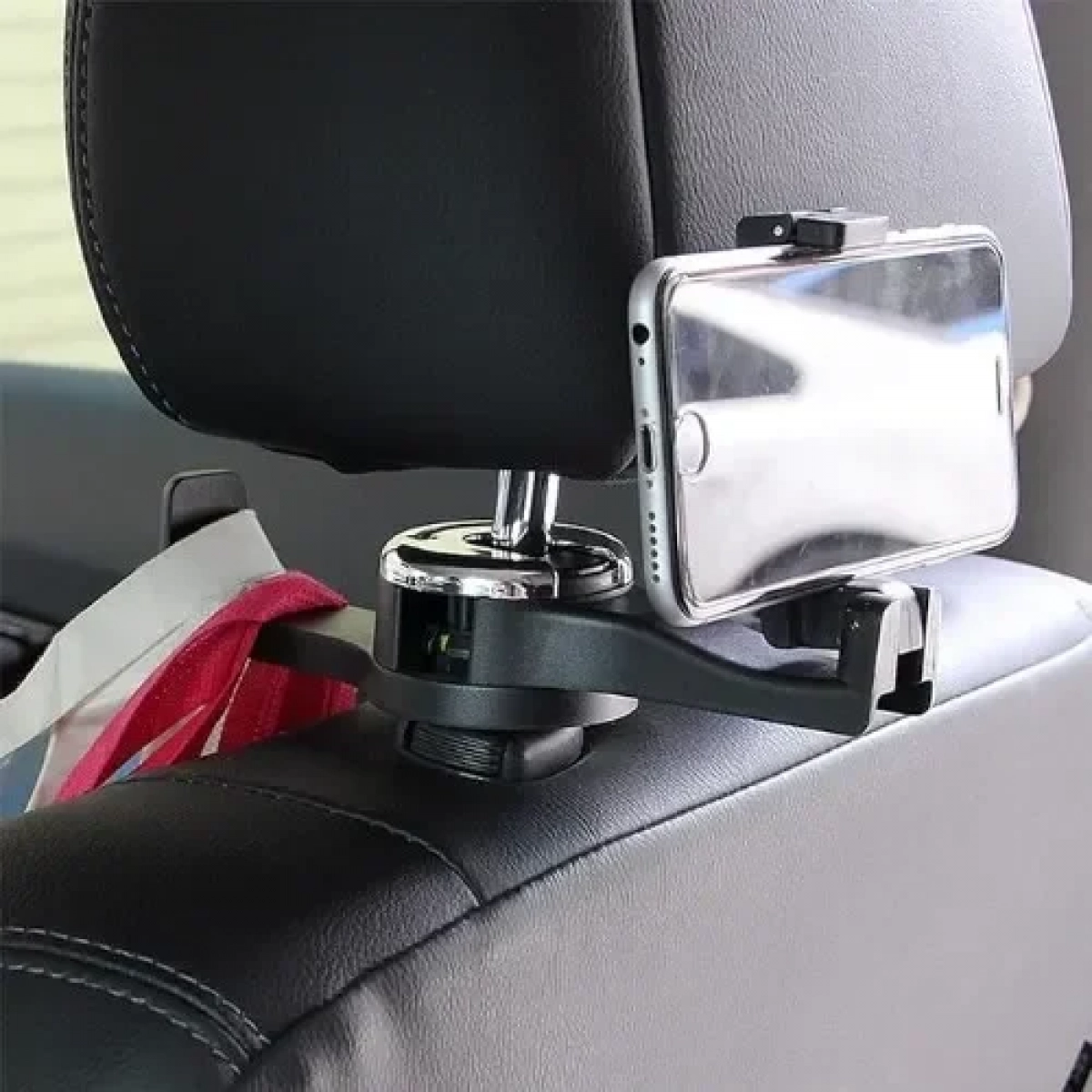 Βάση Προσκέφαλου Καθίσματος Αυτοκινήτου για Στήριξη Κινητού & Κρέμασμα Τσάντας Andowl Q-ZJ33