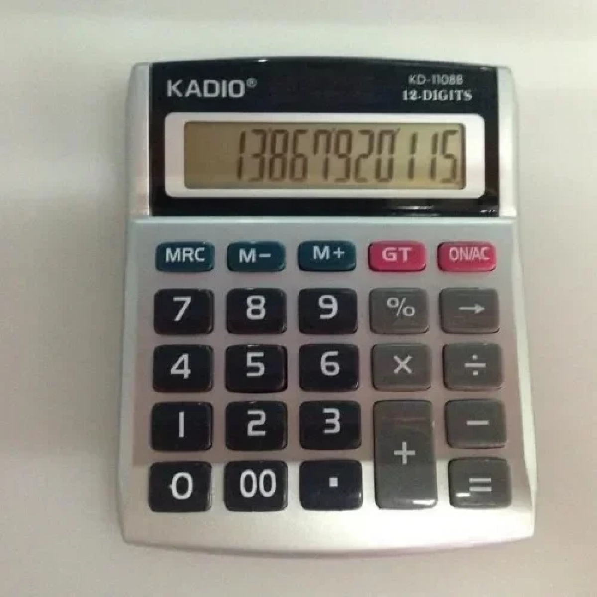 Kadio Αριθμομηχανή – Κομπιουτεράκι 12 ψηφίων KADIO KD-1108B