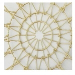 Δημιουργικό Παραμορφώσιμο Πολυλειτουργικό Καλάθι Αποθήκευσης 18.2x16.5 Χρυσό