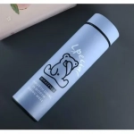 Παγούρι Θερμός 500ml από ανοξείδωτο ατσάλι με σχέδιο JW-6003 Μπλε