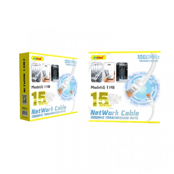 Andowl U/UTP Cat.5e Καλώδιο Δικτύου Ethernet 15m Q-T140
