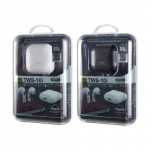 Bluetooth Handsfree Remax TWS-10i In-ear με Θήκη Φόρτισης Μαύρο