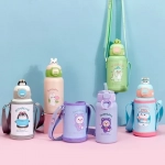 Παιδικό Παγούρι Θερμός 500ml από ανοξείδωτο ατσάλι με ιμάντα H252