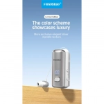 In-ear Bluetooth Handsfree Ακουστικό Ασημί Fineblue F580 Pro