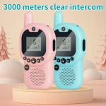 Σετ Παιδικά Walkie Talkie Ασύρματα με εμβέλεια 3000m Ροζ-Μπλε