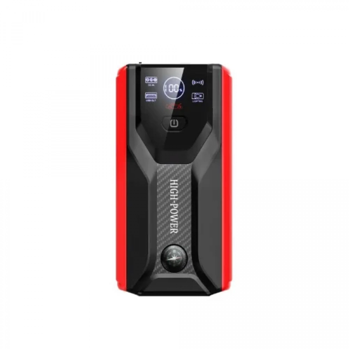 Εκκινητής μπαταρίας αυτοκινήτου & Powerbank Andowl 15000mAh Q-D1090 μαύρο κόκκινο