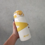Παγούρι Θερμός 5000ml από ανοξείδωτο ατσάλι LK-22207 Κίτρινο-Λευκό