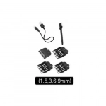 Επαναφορτιζόμενη Κουρευτική Μηχανή Kemei KM-2850+PG Μαύρο