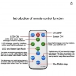 Φωτιστικό LED RGB 16 μοτίβων Laser Magic Ball 5W με Τηλεχειριστήριο 048-5