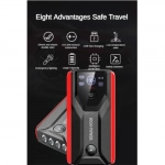Εκκινητής μπαταρίας αυτοκινήτου & Powerbank Andowl 15000mAh Q-D1090 μαύρο κόκκινο