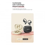 Awei TZ8 OWS Ασύρματα Ακουστικά V5.3 Bluetooth Open Earhooks με Mic Hifi Bass σε Μαύρο χρώμα