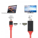 Καλώδιο Type-C Adapter Cable HDTV Adapter Cable 4K - Κόκκινο
