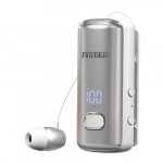 In-ear Bluetooth Handsfree Ακουστικό Ασημί Fineblue F580 Pro