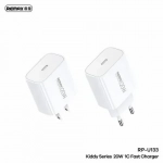 Remax Φορτιστής Χωρίς Καλώδιο 20W Power Delivery Λευκός RP-U133