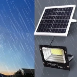 Αδιάβροχος ηλιακός προβολέας LED 25W με πάνελ & τηλεχειριστήριο Foyu FO-8825 - Image 2