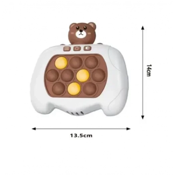Αγχολυτικό παιχνίδι χειρός 13.5x14cm Bubble Stress Toy - λευκό 82613