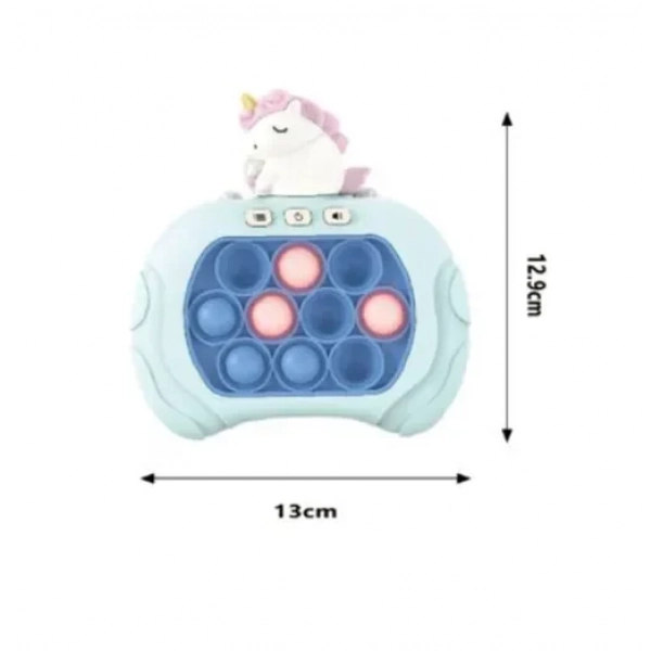 Αγχολυτικό παιχνίδι χειρός 13x12.9cm Bubble Stress Toy - γαλάζιο 82604
