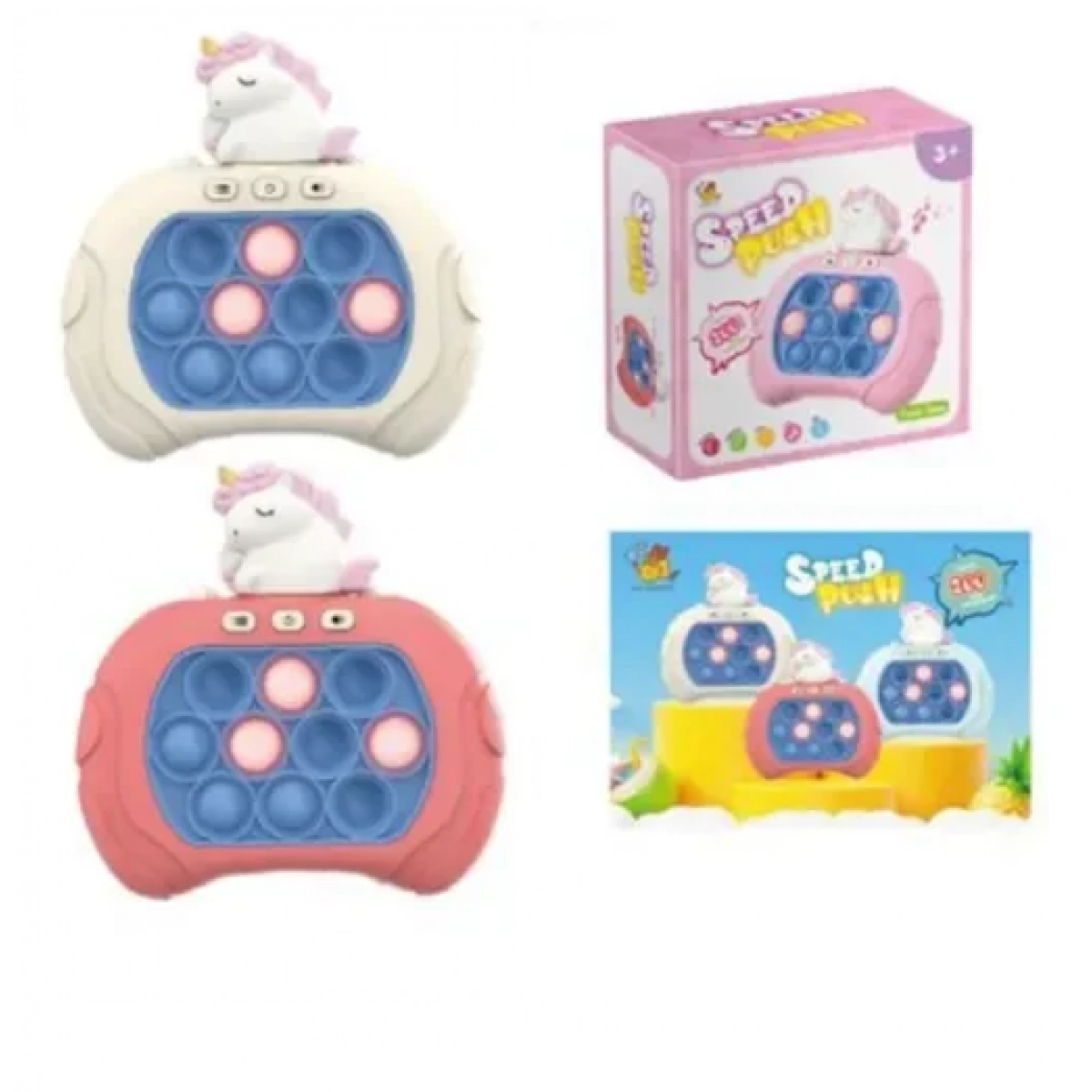 Αγχολυτικό παιχνίδι χειρός 13x12.9cm Bubble Stress Toy - ροζ 82604 - Image 2