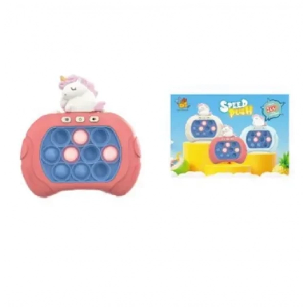 Αγχολυτικό παιχνίδι χειρός 13x12.9cm Bubble Stress Toy - ροζ 82604
