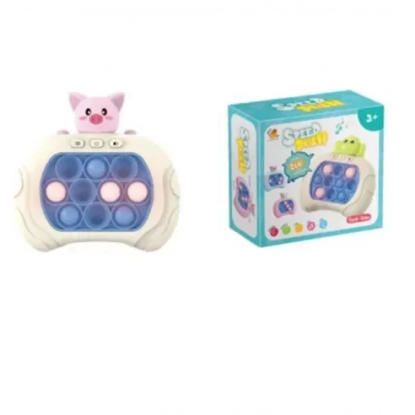Αγχολυτικό παιχνίδι χειρός 13x12cm Bubble Stress Toy - μπεζ 82602
