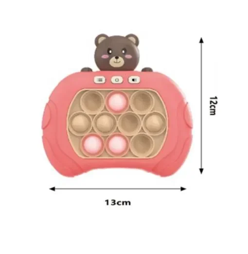 Αγχολυτικό Παιχνίδι Χειρός 13X12Cm Bubble Stress Toy - Φούξια 82603