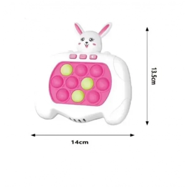 Αγχολυτικό παιχνίδι χειρός 14x13.5cm Bubble Stress Toy - λευκό 82614