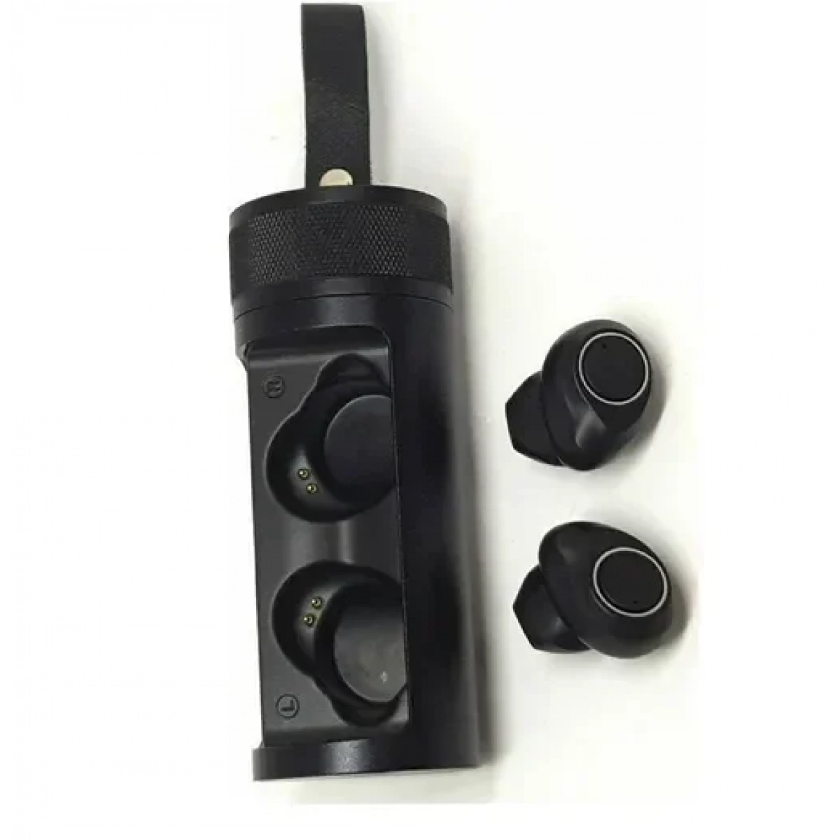 Ακουστικά με θήκη φόρτισης FO-Y69 Earbud Bluetooth Handsfree μαύρα - Image 3
