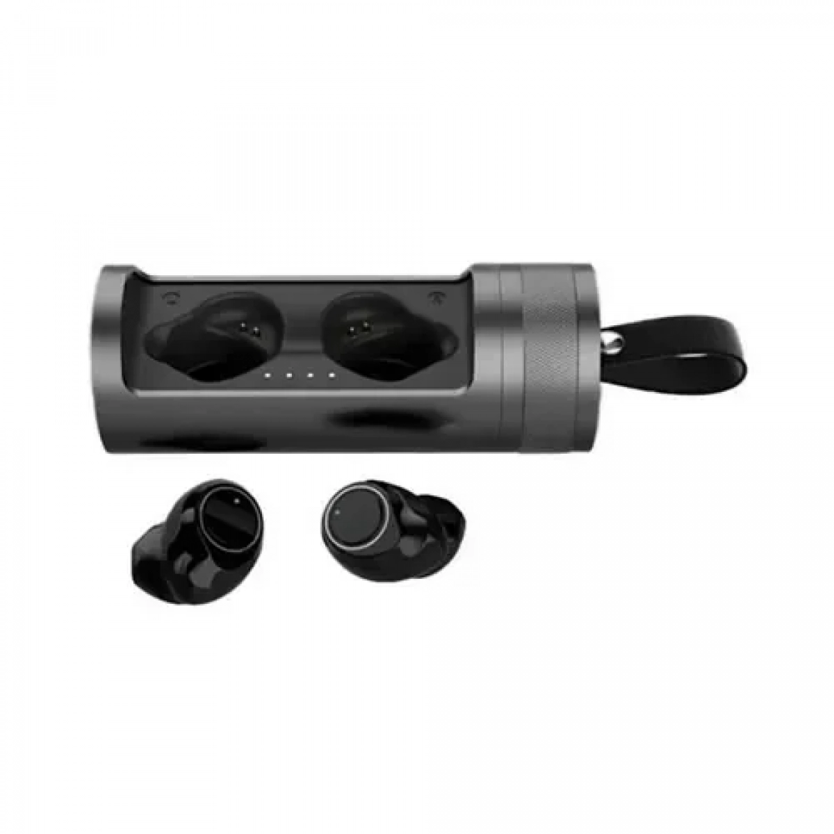 Ακουστικά με θήκη φόρτισης FO-Y69 Earbud Bluetooth Handsfree μαύρα - Image 6