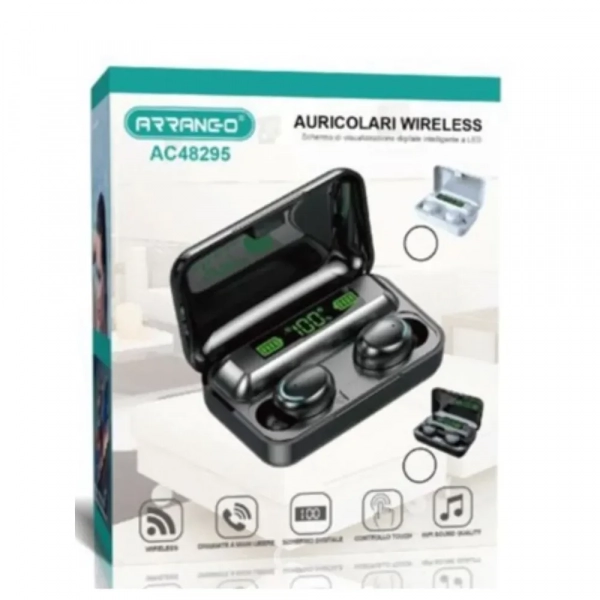 Arrango AC48295 Handsfree Ακουστικά Bluetooth με Θήκη Φόρτισης - Λευκό - Photo1