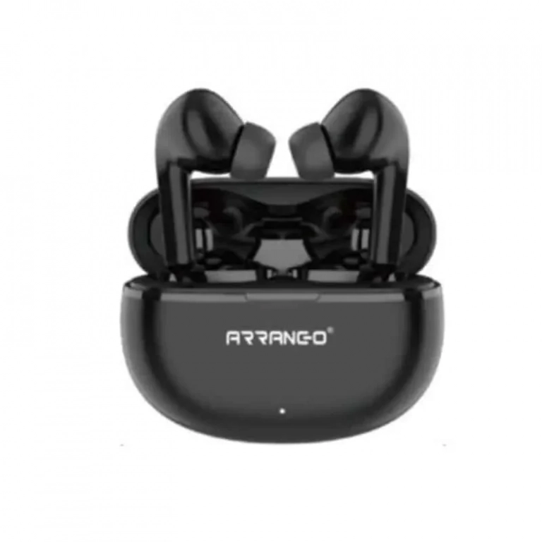 Arrango AC48867 Ασύρματα Ακουστικά Bluetooth 5.3 με Θήκη Φόρτισης - Μαύρο