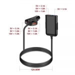 Arrango AC79831 Φορτιστής Αυτοκινήτου 12A Power με 4 Θύρες USB για Γρήγορη Φόρτιση και Επέκταση QC3.0 - Photo3