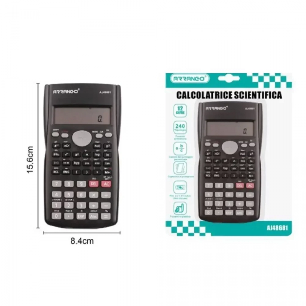 Arrango AJ48681 Επιστημονική Επαγγελματική Αριθμομηχανή με 240 Λειτουργίες - Photo2
