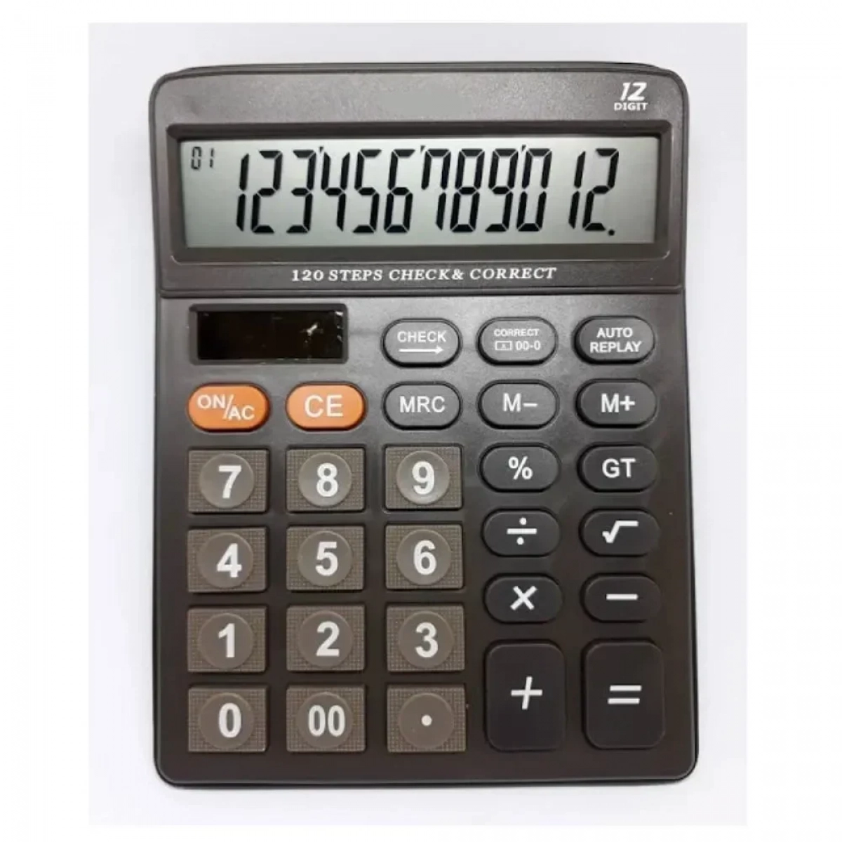 Arrango AJ48684 Ηλιακή Αριθμομηχανή 120 Steps Check and Correct - Μαύρο - Photo3