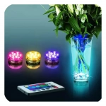 Arrango AT76367 Υποβρύχια Λάμπα 10 LED RGB με Τηλεχειριστήριο IP65 Αδιάβροχη - Photo3
