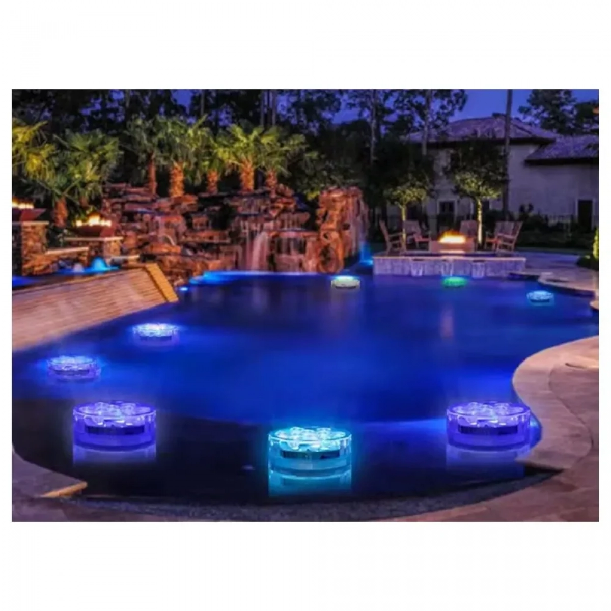 Arrango AT76367 Υποβρύχια Λάμπα 10 LED RGB με Τηλεχειριστήριο IP65 Αδιάβροχη - Photo5