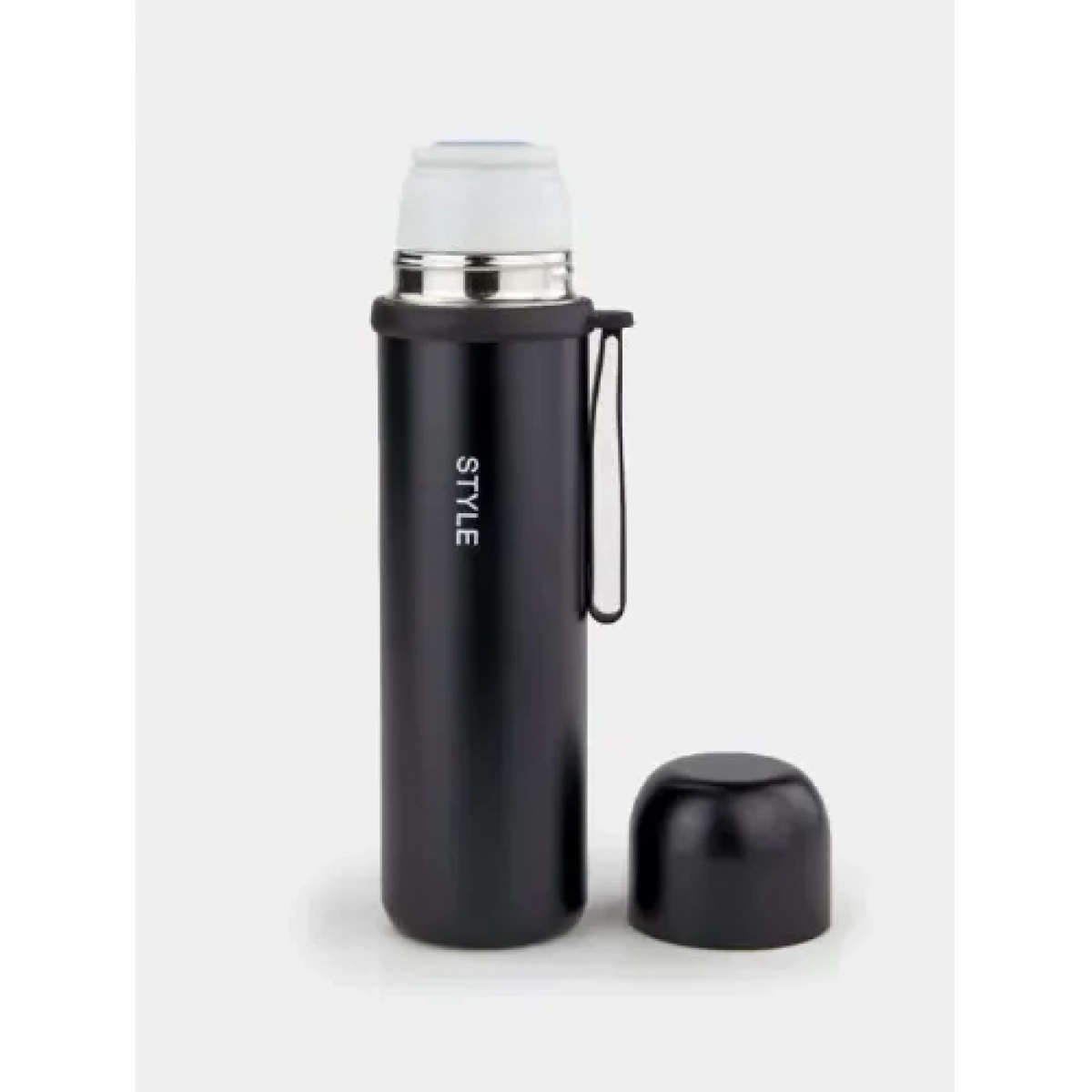 Παγούρι Θερμός 450ml από ανοξείδωτο ατσάλι KDFE-6161 Μαύρο