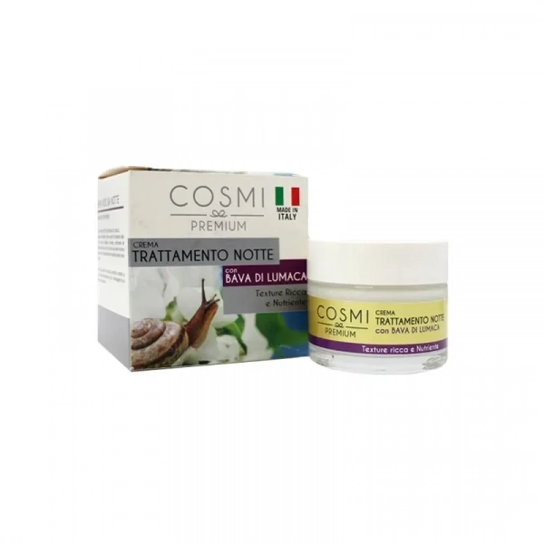 Cosmi Premium Κρέμα Νυκτός Προσώπου με Βλέννα Σαλιγκαριού 50ml
