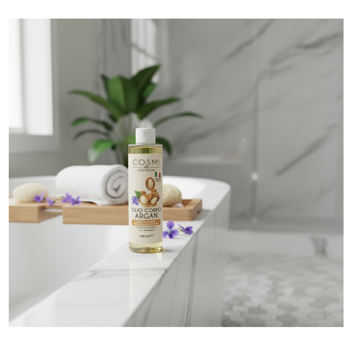 Cosmi Premium Λάδι Σώματος με Argan Oil 250ml - Image 2