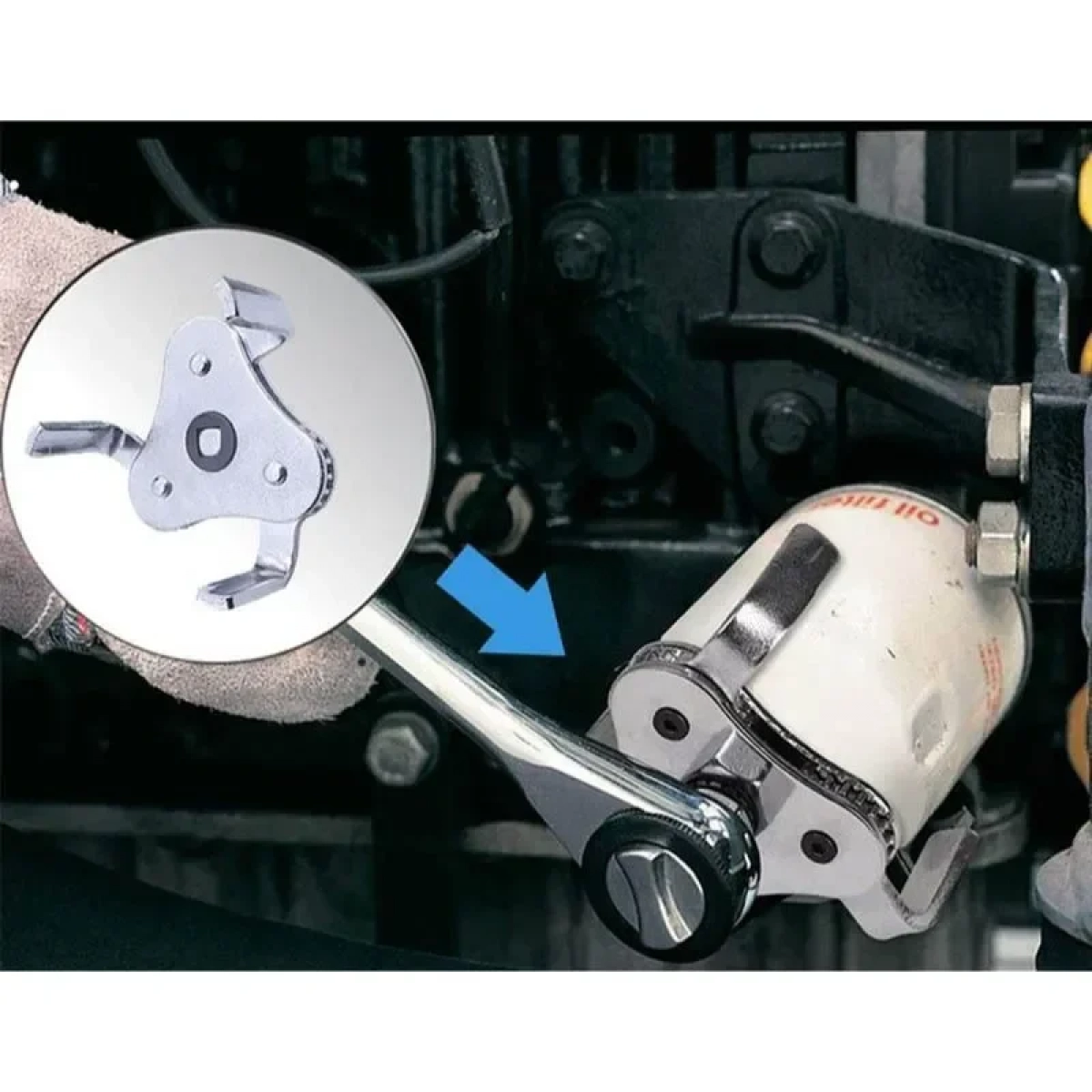 Δαγκάνα Φίλτρου Λαδιού Two Way Filter Wrench 63-102mm