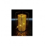 Διακοσμητικό επιτραπέζιο φωτιστικό 26x13x13cm 95721 μαύρο - χρυσό - Image 2