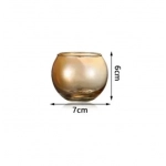 Διακοσμητικό επιτραπέζιο κηροπήγιο 13.5x25cm 92340 μαύρο - Image 2