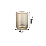 Διακοσμητικό επιτραπέζιο κηροπήγιο 16x9cm 92051 χρυσό - Image 2