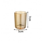 Διακοσμητικό επιτραπέζιο κηροπήγιο 19.5x16x8.5cm 92038 χρυσό - Image 2
